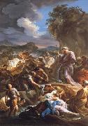 Corrado Giaquinto Moses Striking the Rock oil painting reproduction